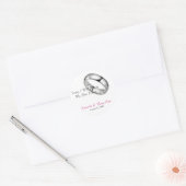 結婚式招待状シール ラウンドシール (封筒)