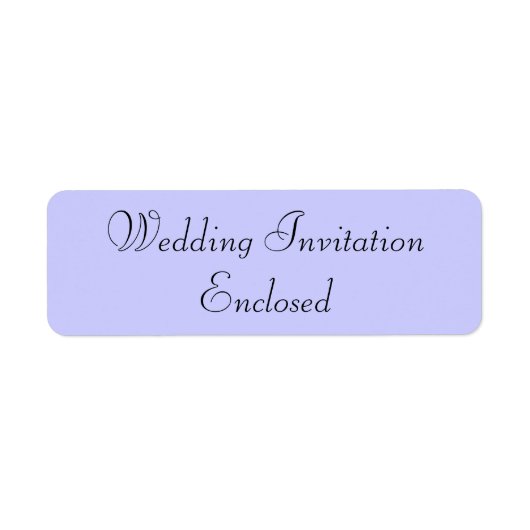 結婚式招待状シール ラベル (正面)