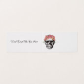 結婚式招待状スカルとポピー (外部フラット)