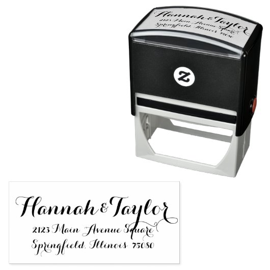 結婚式招待状スタンプ*モダンクラシック* セルフインキングスタンプ (インサイチュ)