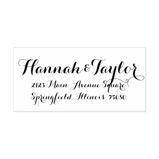 結婚式招待状スタンプ*モダンクラシック* セルフインキングスタンプ (デザイン)