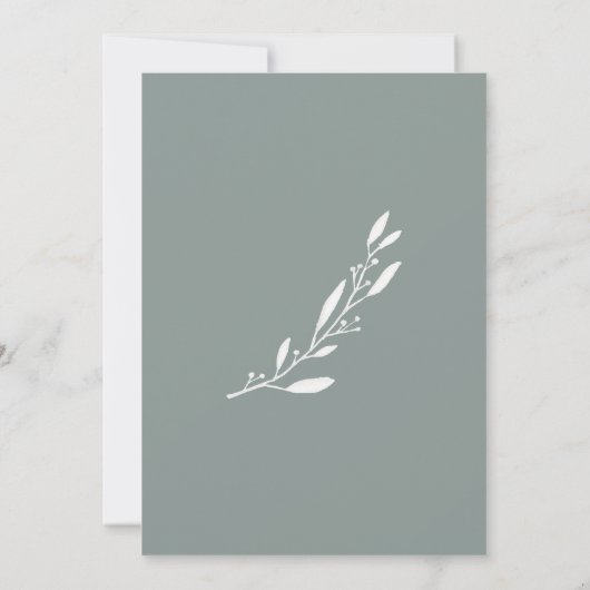 結婚式招待状セカンドマリッジセエレガントージ 招待状 (裏面)