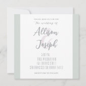 結婚式招待状テンプレート (裏面)