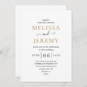 結婚式招待状テンプレート0 (正面/裏面)