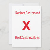 結婚式招待状テンプレート 招待状 (裏面)