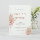 結婚式招待状テンプレート 招待状 (スタンド正面)