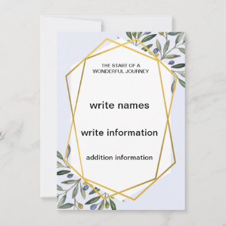 結婚式招待状テンプレート 招待状