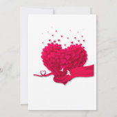 結婚式招待状テンプレート 招待状 (裏面)