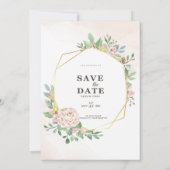 結婚式招待状テンプレート 招待状 (裏面)