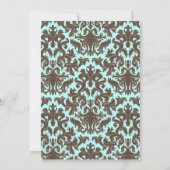 結婚式招待状テンプレート 招待状 (裏面)