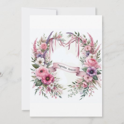 結婚式招待状デザイン 招待状 (正面)