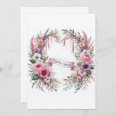 結婚式招待状デザイン 招待状 (正面/裏面)