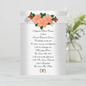 結婚式招待状ハイビスカス 招待状 (スタンド正面)