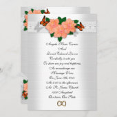 結婚式招待状ハイビスカス 招待状 (正面/裏面)