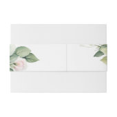 結婚式招待状ピンク牡丹りんご花 招待状ベリーバンド (裏面例)