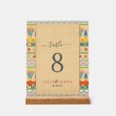 結婚式招待状ファラオン伝統オンパピルス アクリルサイン (正面)