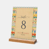 結婚式招待状ファラオン伝統オンパピルス アクリルサイン (傾斜)