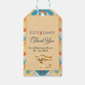 結婚式招待状ファラオン伝統オンパピルス ギフトタグ (正面)