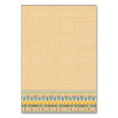 結婚式招待状ファラオン伝統オンパピルス テーブルナンバー (裏面)