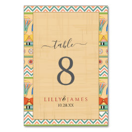 結婚式招待状ファラオン伝統オンパピルス テーブルナンバー