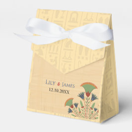 結婚式招待状ファラオン伝統オンパピルス フェイバーボックス