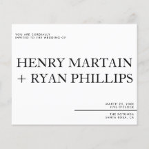 結婚式招待状フライヤー