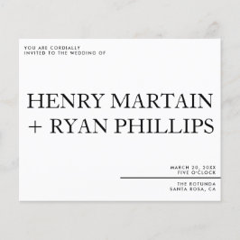 結婚式招待状フライヤー チラシ