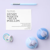 結婚式招待状フライヤー チラシ (シングル)