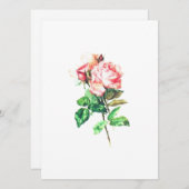 結婚式招待状フラットカードアート&デザインスタイル (正面/裏面)