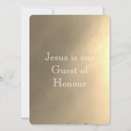 結婚式招待状フラットカードデザインスタイル (正面)