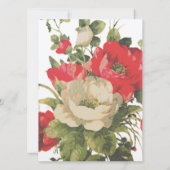 結婚式招待状フラットカードバラスタイルデザイン (裏面)