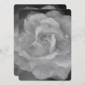 結婚式招待状フラットカードビューティフルバラスタイル (正面/裏面)