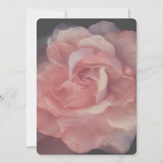 結婚式招待状フラットカードビューティフルバラスタイル (正面)