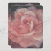 結婚式招待状フラットカードビューティフルバラスタイル (正面/裏面)