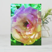 結婚式招待状フラットカードビューティフルバラスタイル (スタンド正面)