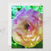 結婚式招待状フラットカードビューティフルバラスタイル (裏面)