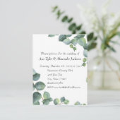 結婚式招待状フラットカード (スタンド正面)