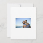 結婚式招待状フラットカード (裏面)