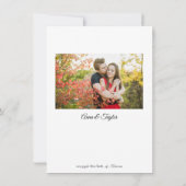 結婚式招待状フラットカード ノートカード (裏面)