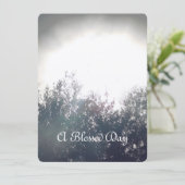 結婚式招待状フラットカー賛美ドAディデザイン (スタンド正面)