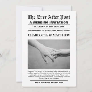 結婚式招待状フロントページ 招待状