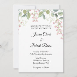 結婚式招待状フローラパステル 招待状