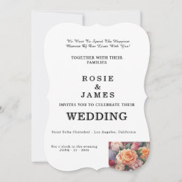 結婚式招待状フローラ要素