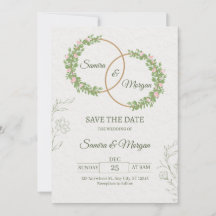 結婚式招待状フローラ