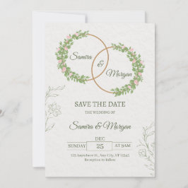 結婚式招待状フローラ 招待状