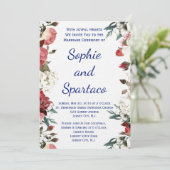 結婚式招待状フローラ 招待状 (スタンド正面)