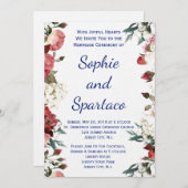 結婚式招待状フローラ 招待状 (正面/裏面)