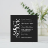 結婚式招待状ブコンテンポラリーラック 招待状 (スタンド正面)