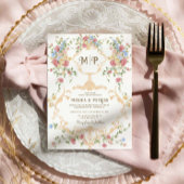 結婚式招待状ブリジグインスパイアロビクトリアンン シーズンカード