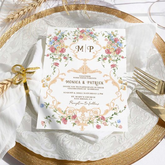 結婚式招待状ブリジグインスパイアロビクトリアンン シーズンカード